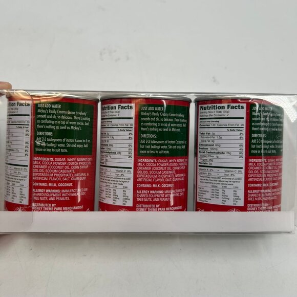 Disney Mickey’s Really Creamy Cocoa Tin Set | Collectible Display - Picture 5 of 7